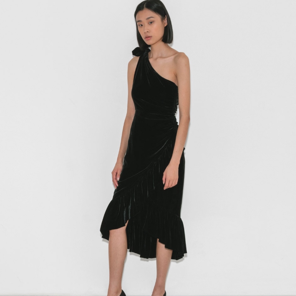Ulla Johnson ULLA JOHNSON ELISA ONE-SHOULDER DRESS